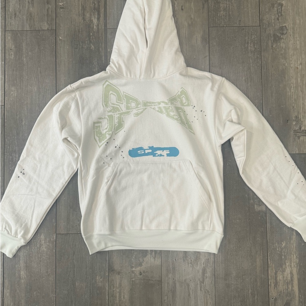*SOLD* Sp5der Eggshell Hoodie Size Small
